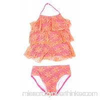Kensie Girl 2 Piece Crochet Tankini Swimsuit Set for Girls 6 B073X52MZ9